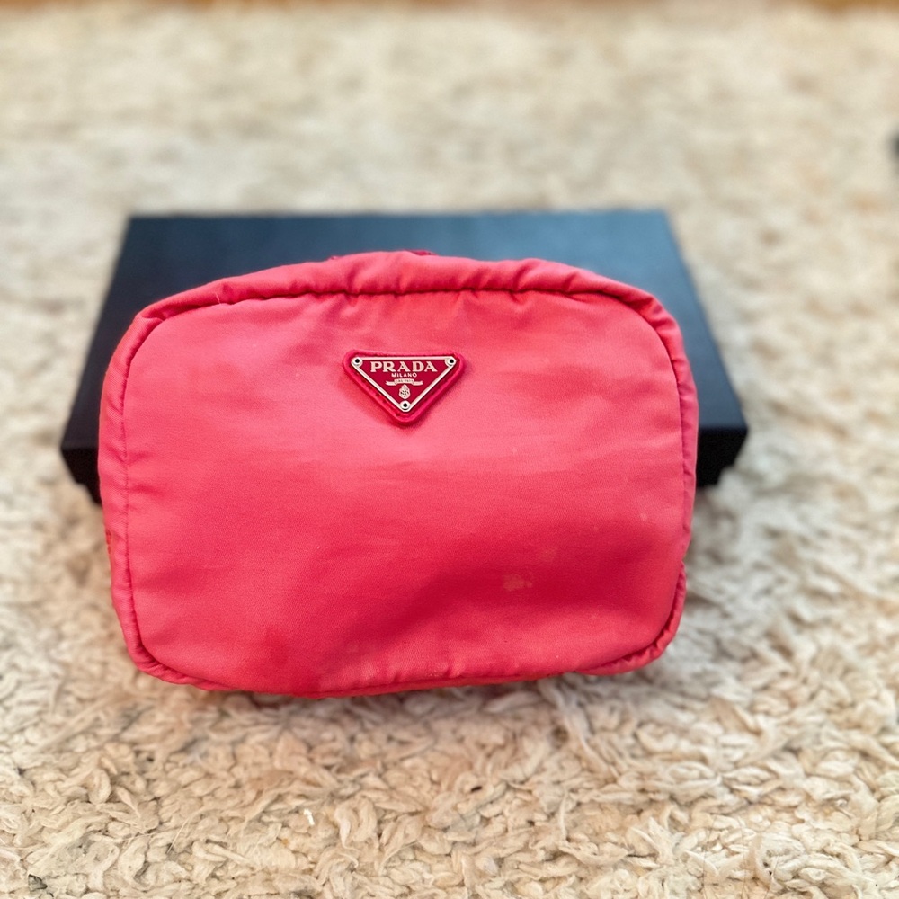 Prada Pink Cosmetic Bag